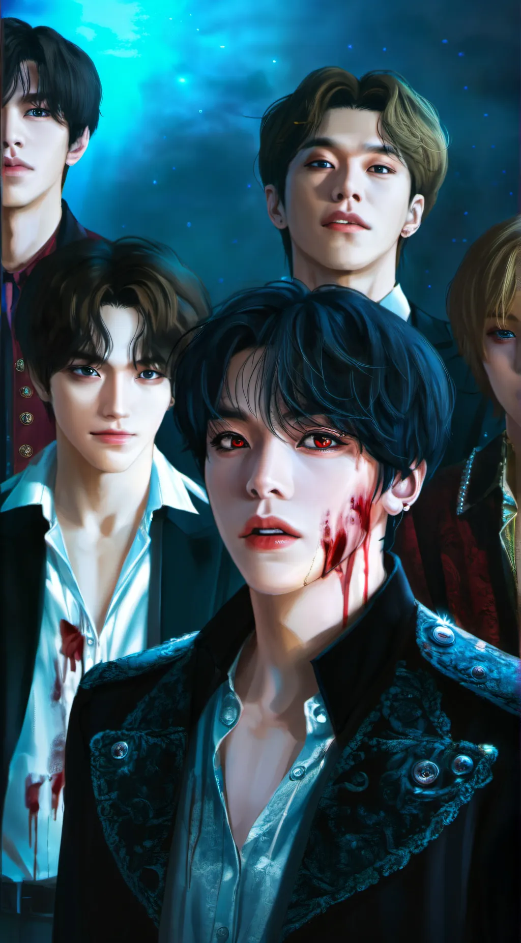 ai character: BTS (In apocalypse background