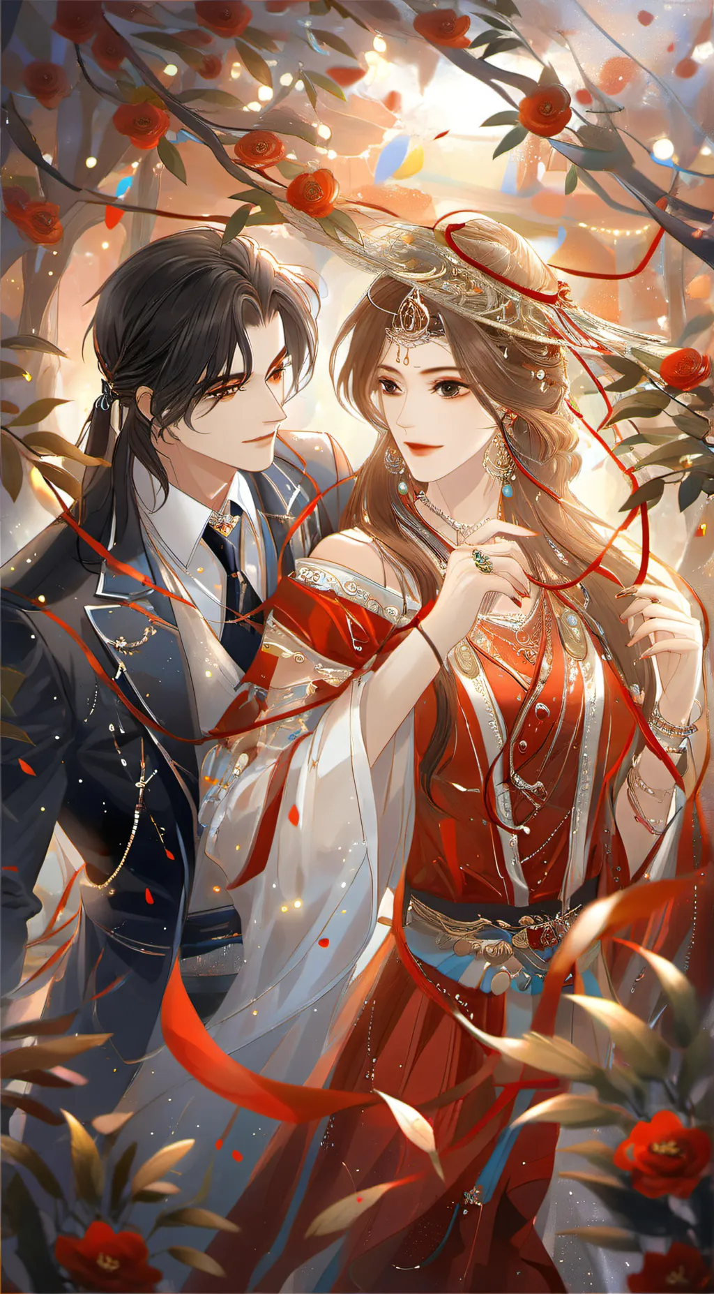 ai character: Jake & Trisha  background