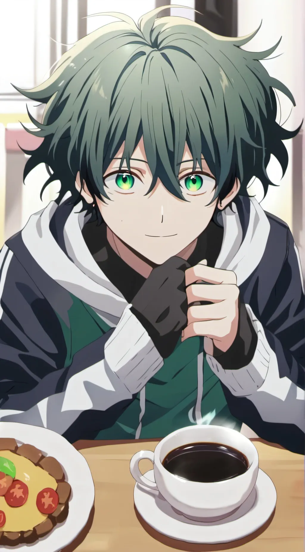 ai character: Izuku Midoriya background