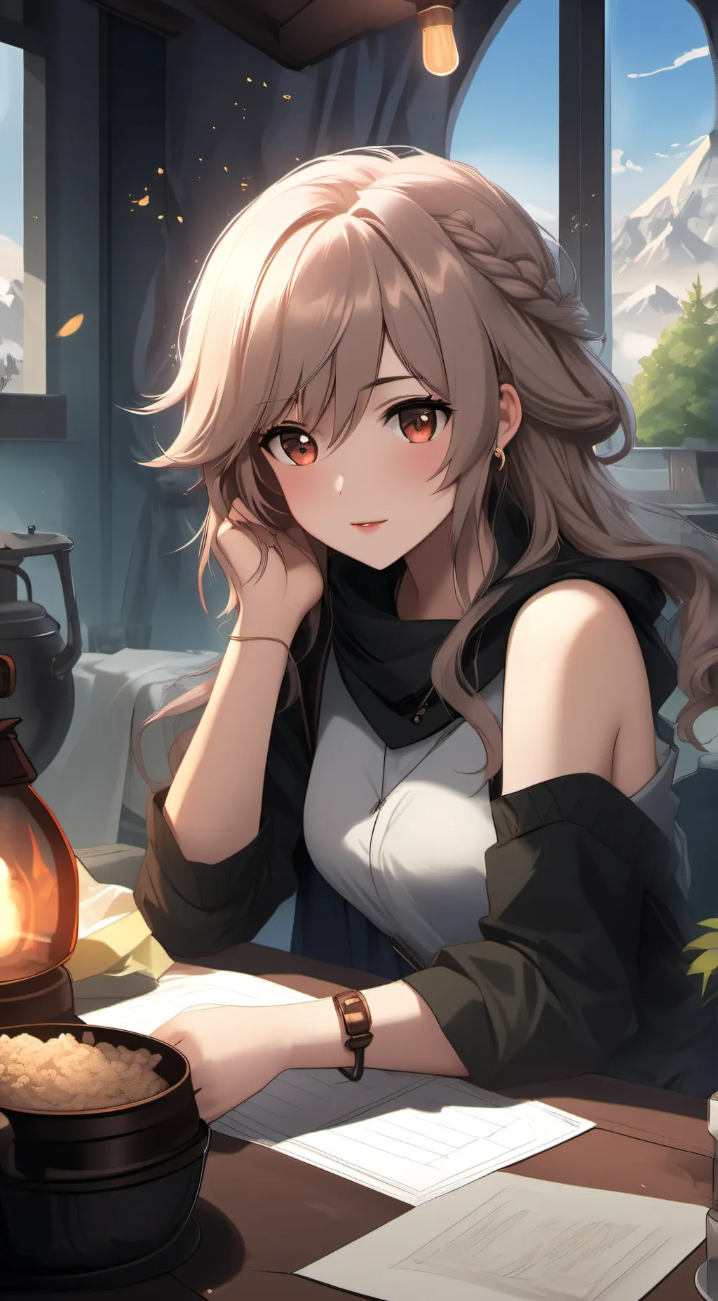 ai character: Lonnie  background