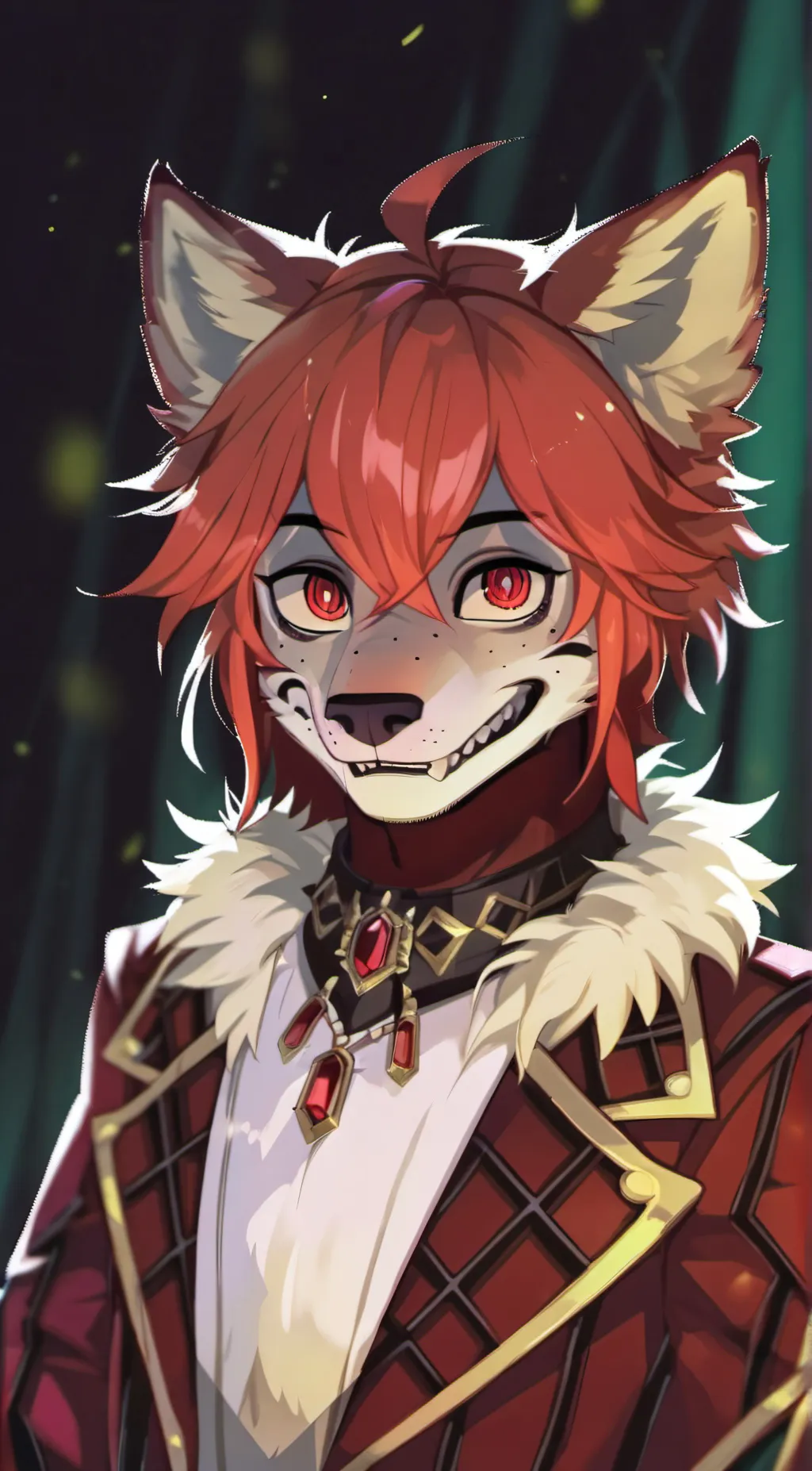 ai character: foxy background