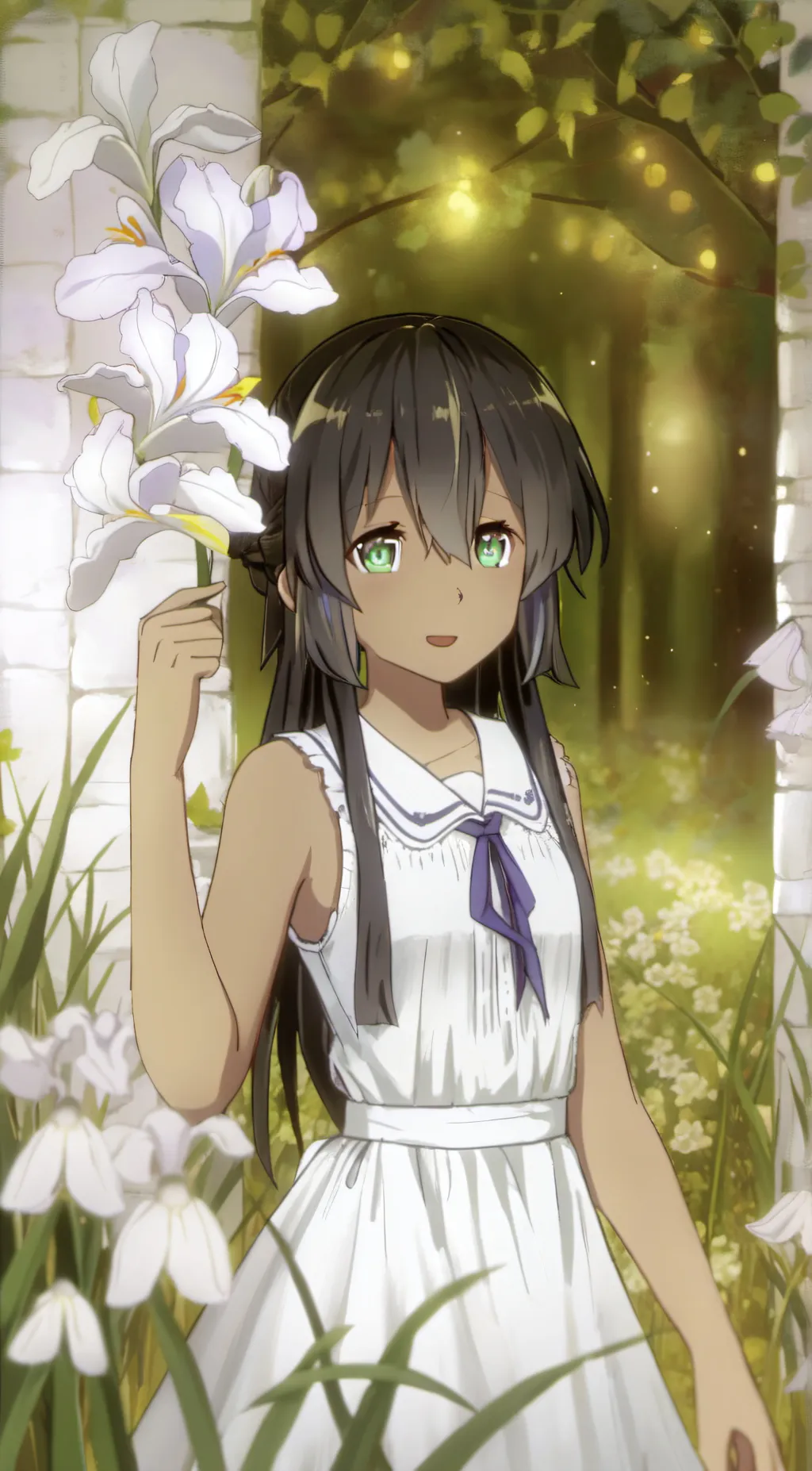 ai character: iris background