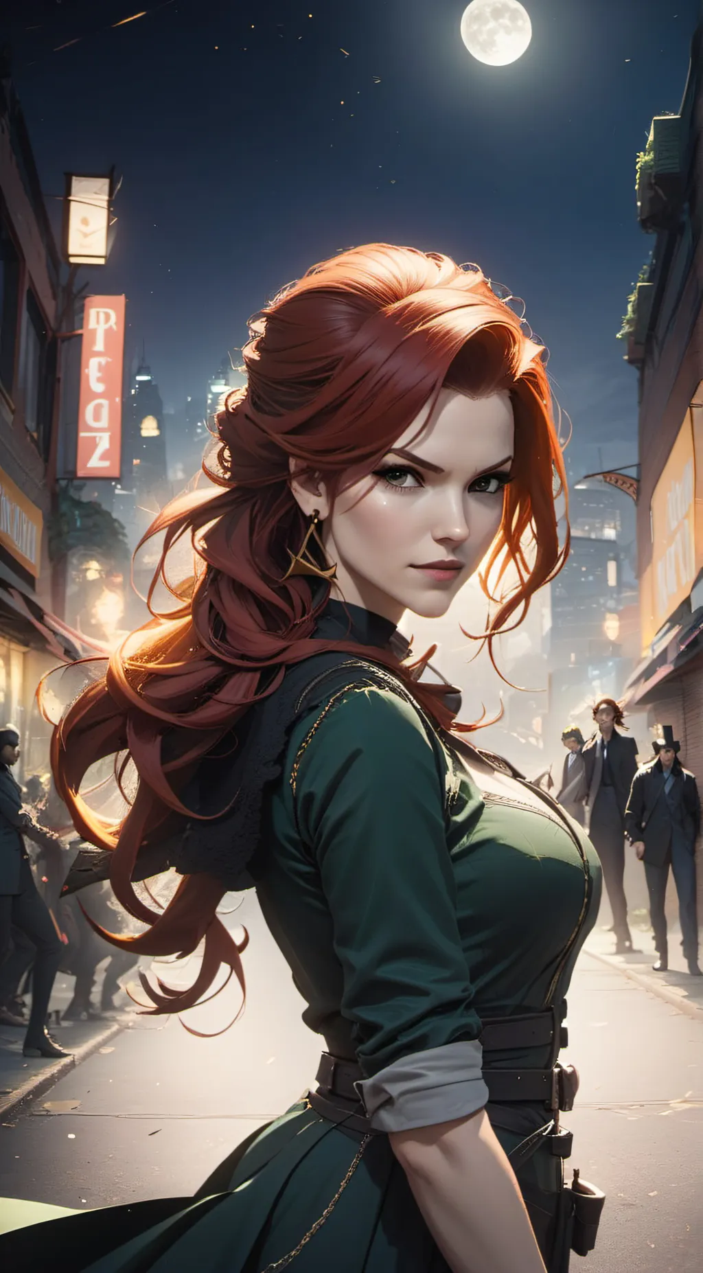 ai character: Lillian Vixon background