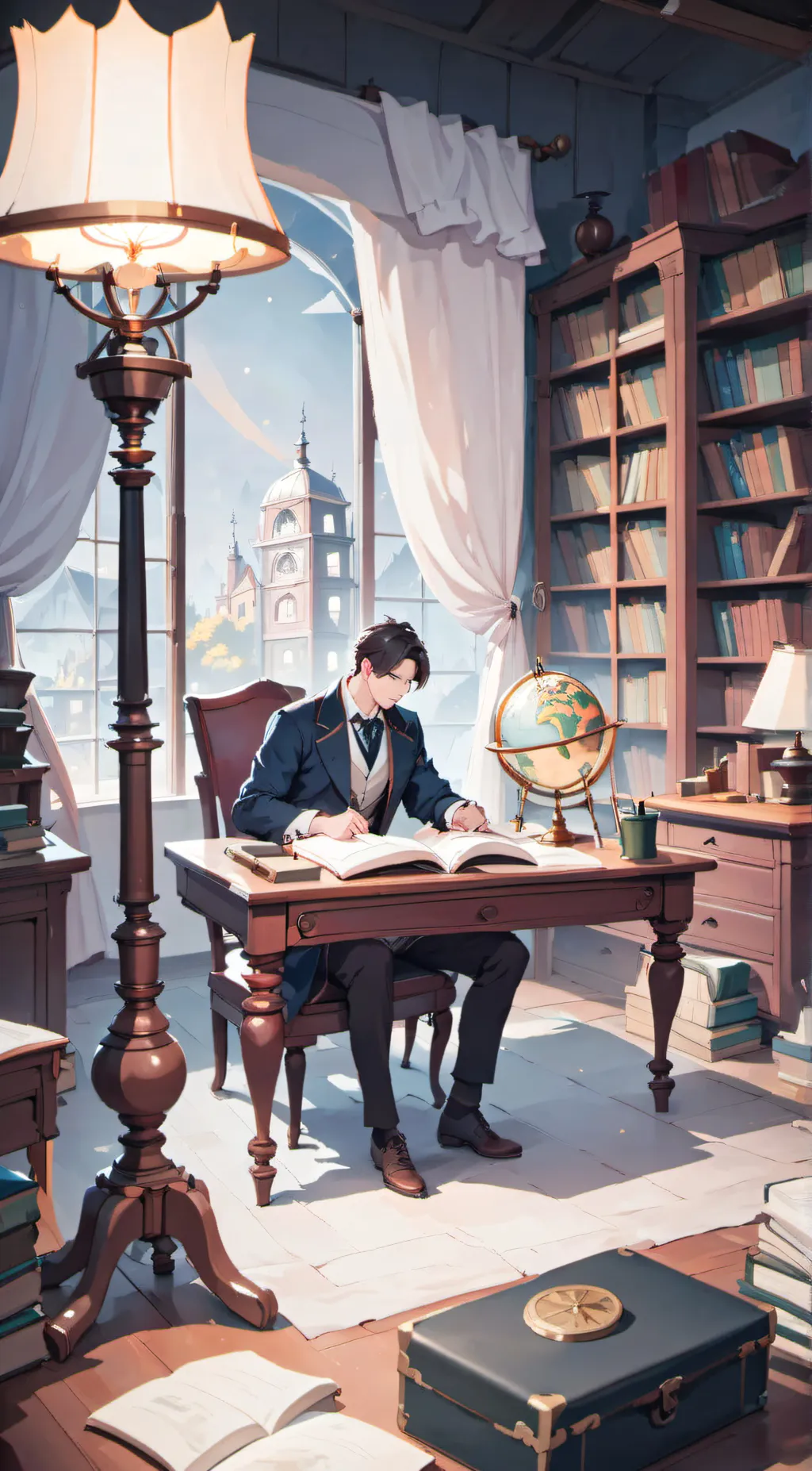 ai character: Arthur background