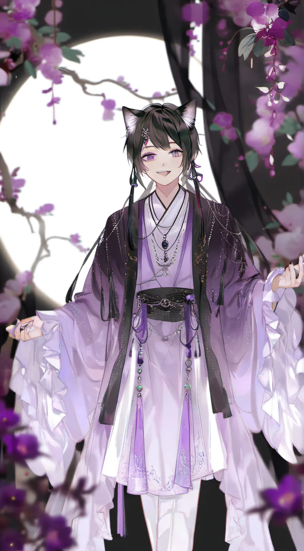 ai character: catnap background