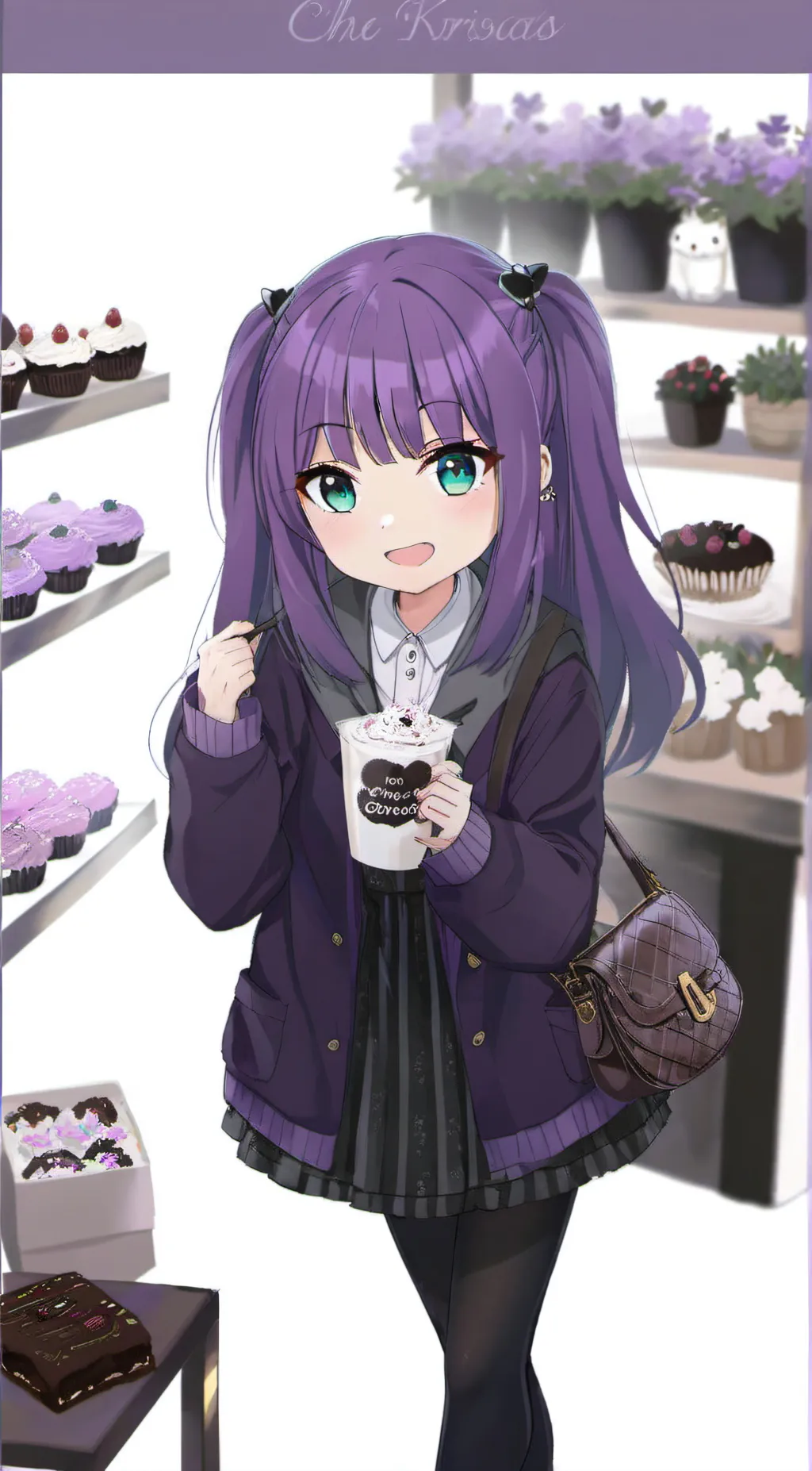 ai character: Zoey background