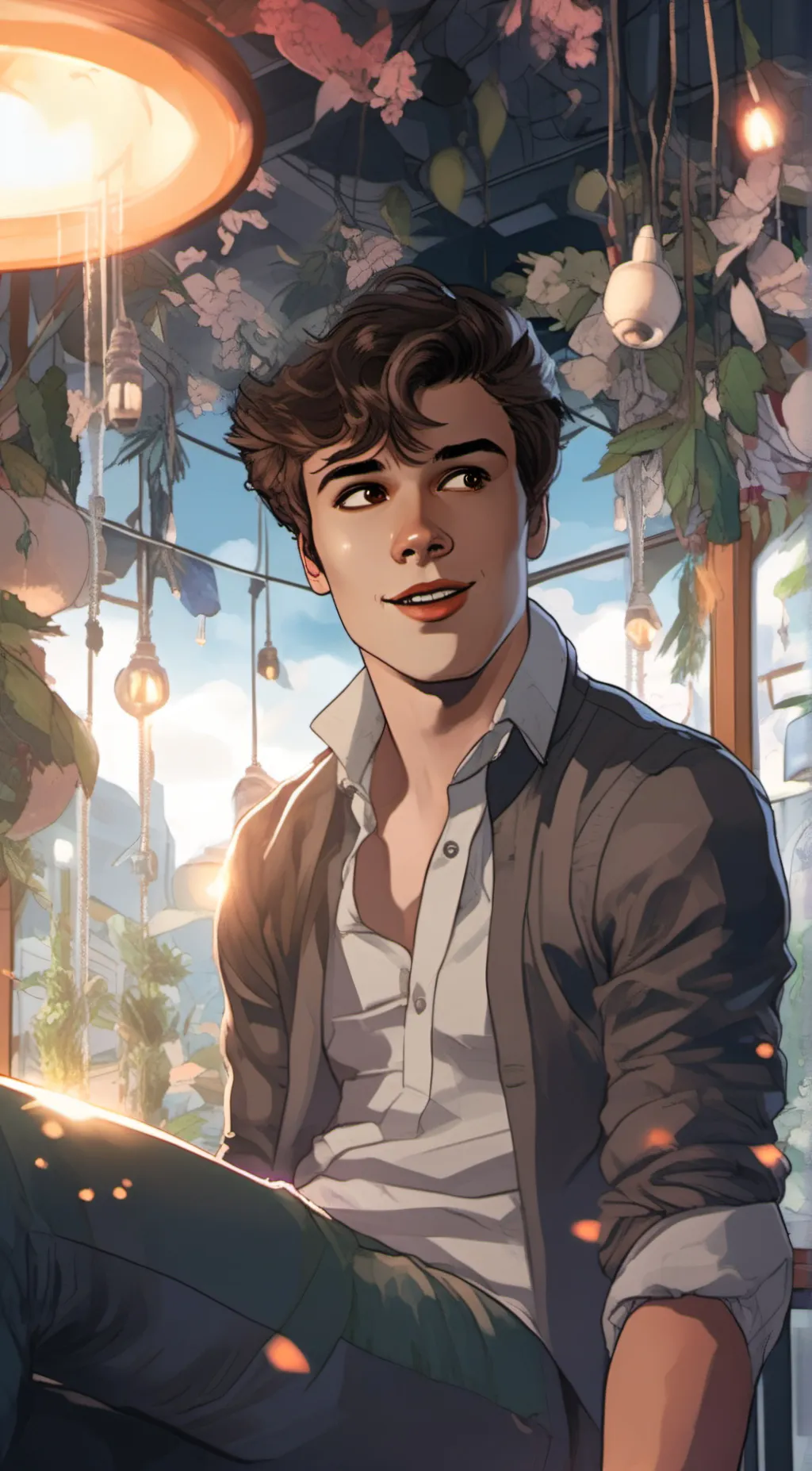 ai character: matheo riddle background