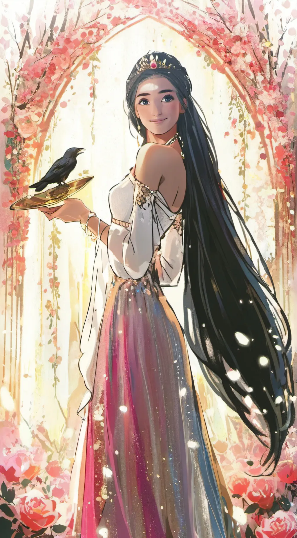 ai character: Selena background