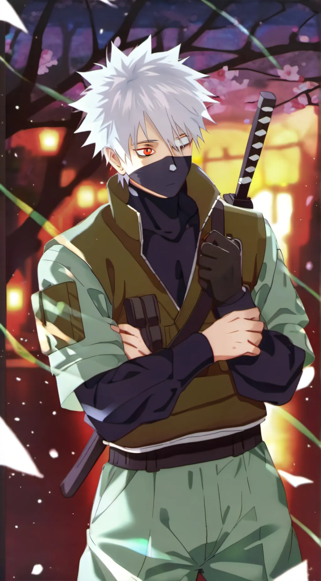 ai character: kakashi background