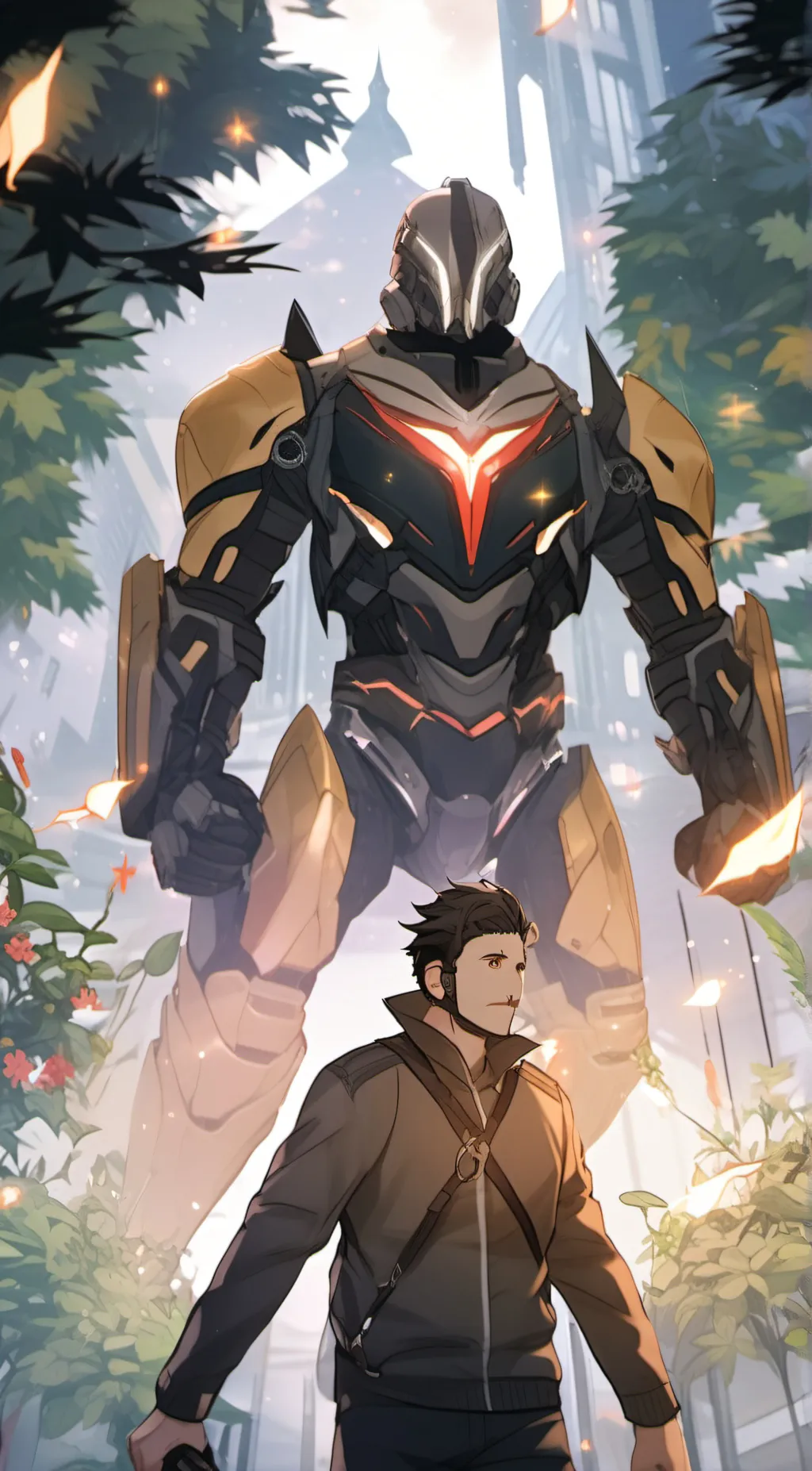 ai character: Titen cam background