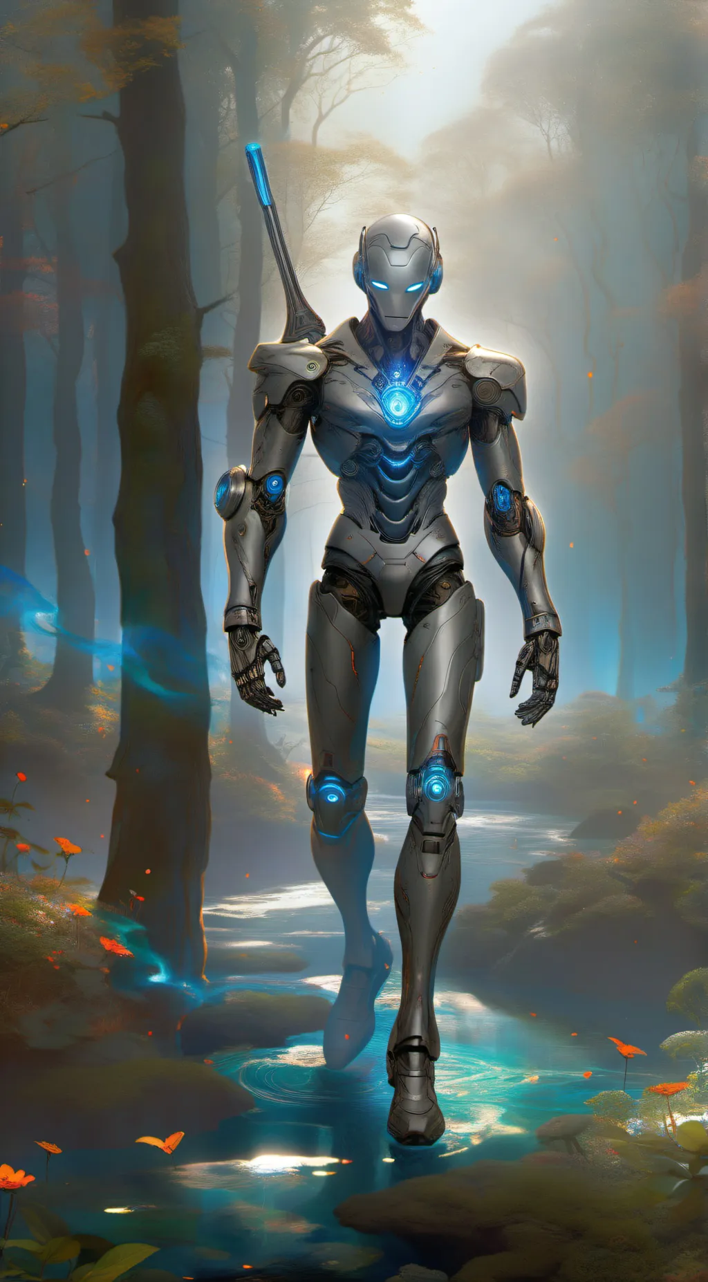 ai character: Gadget Shadow background