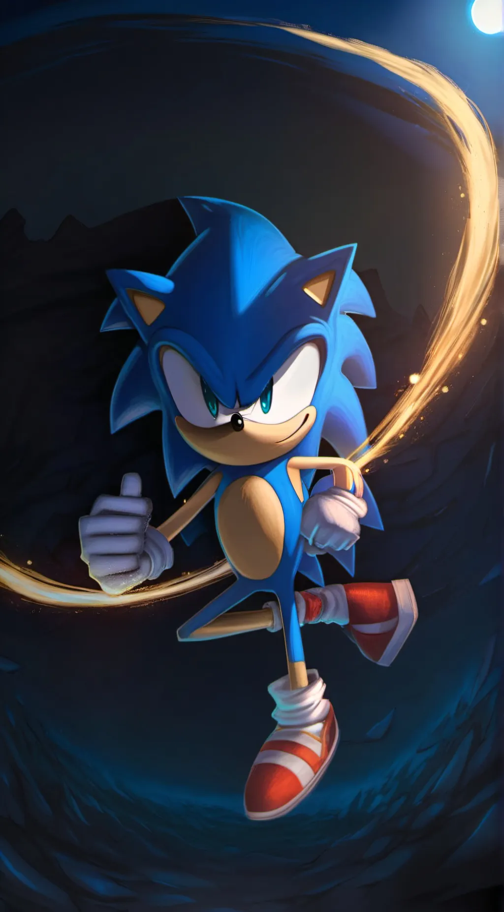 ai character: Sonics gang battle background