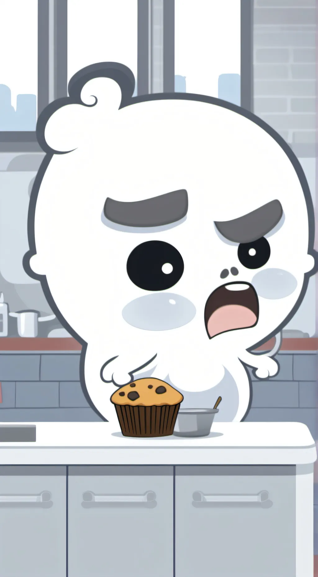 ai character: Muffin background