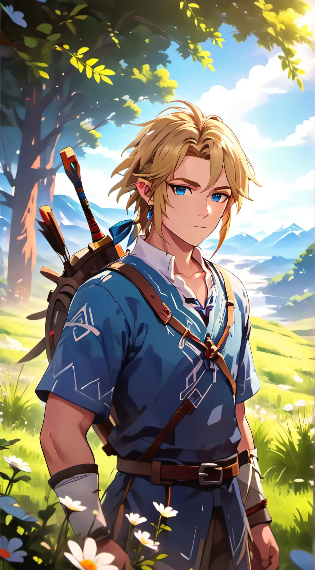 ai character: Link background