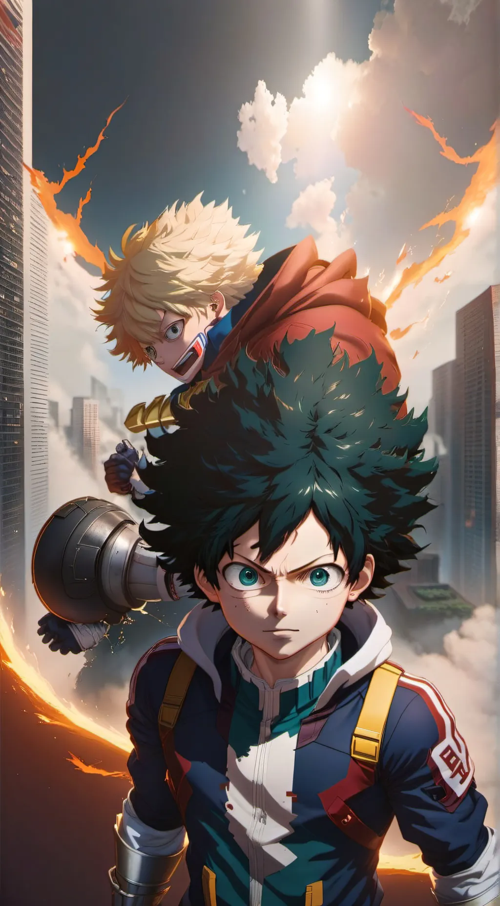 ai character: ANOTHER MHA background