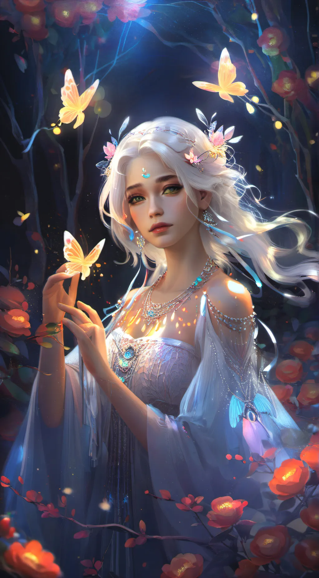 ai character: Serena background