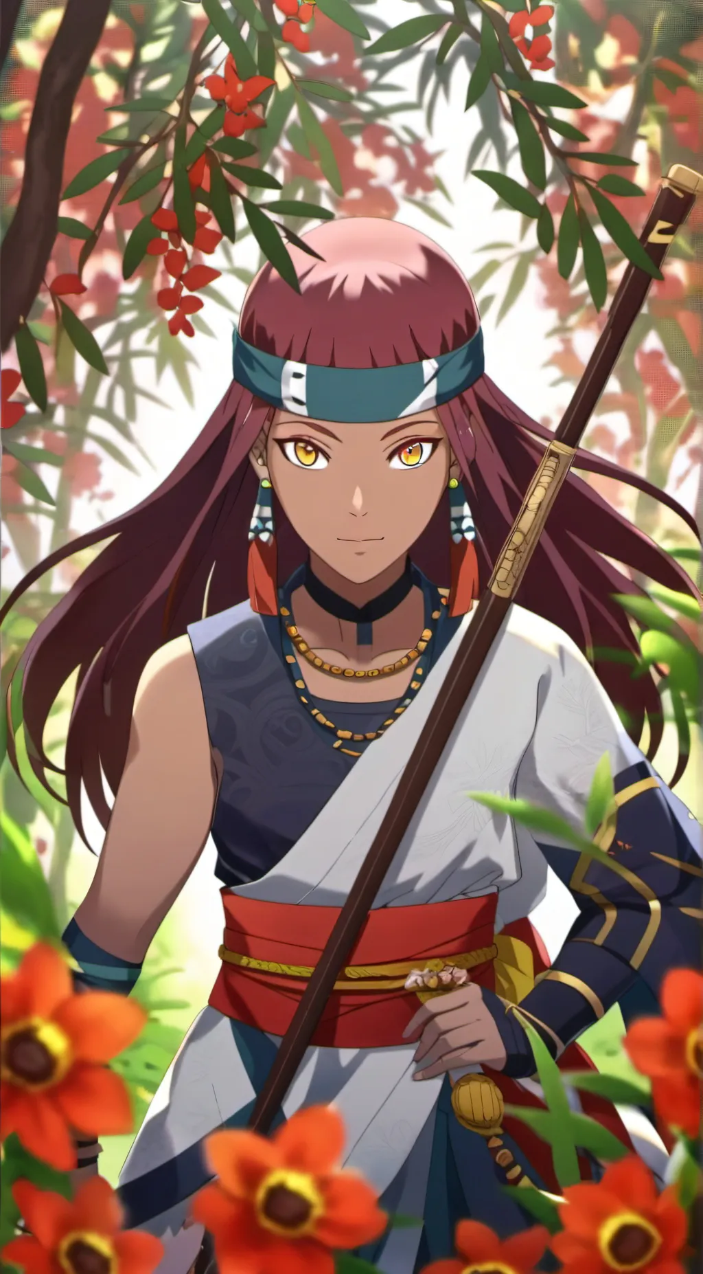 ai character: Karui background