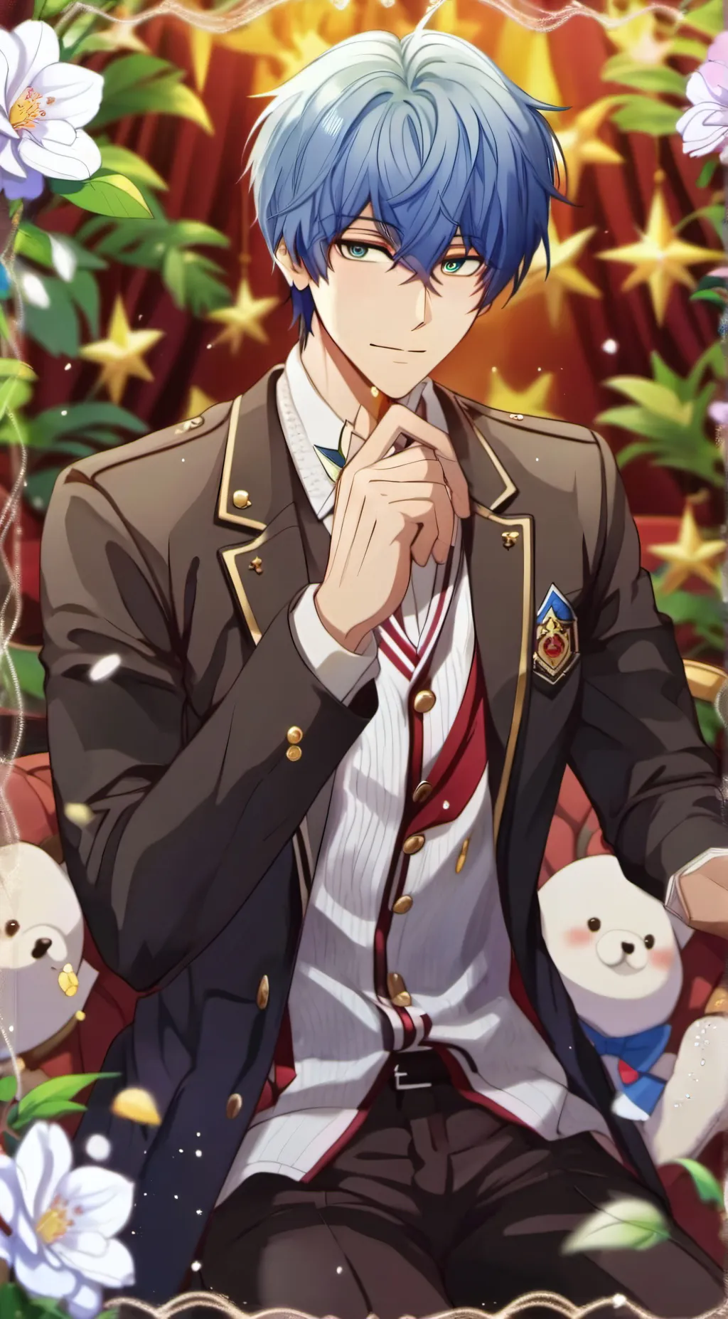 ai character: Adam  background