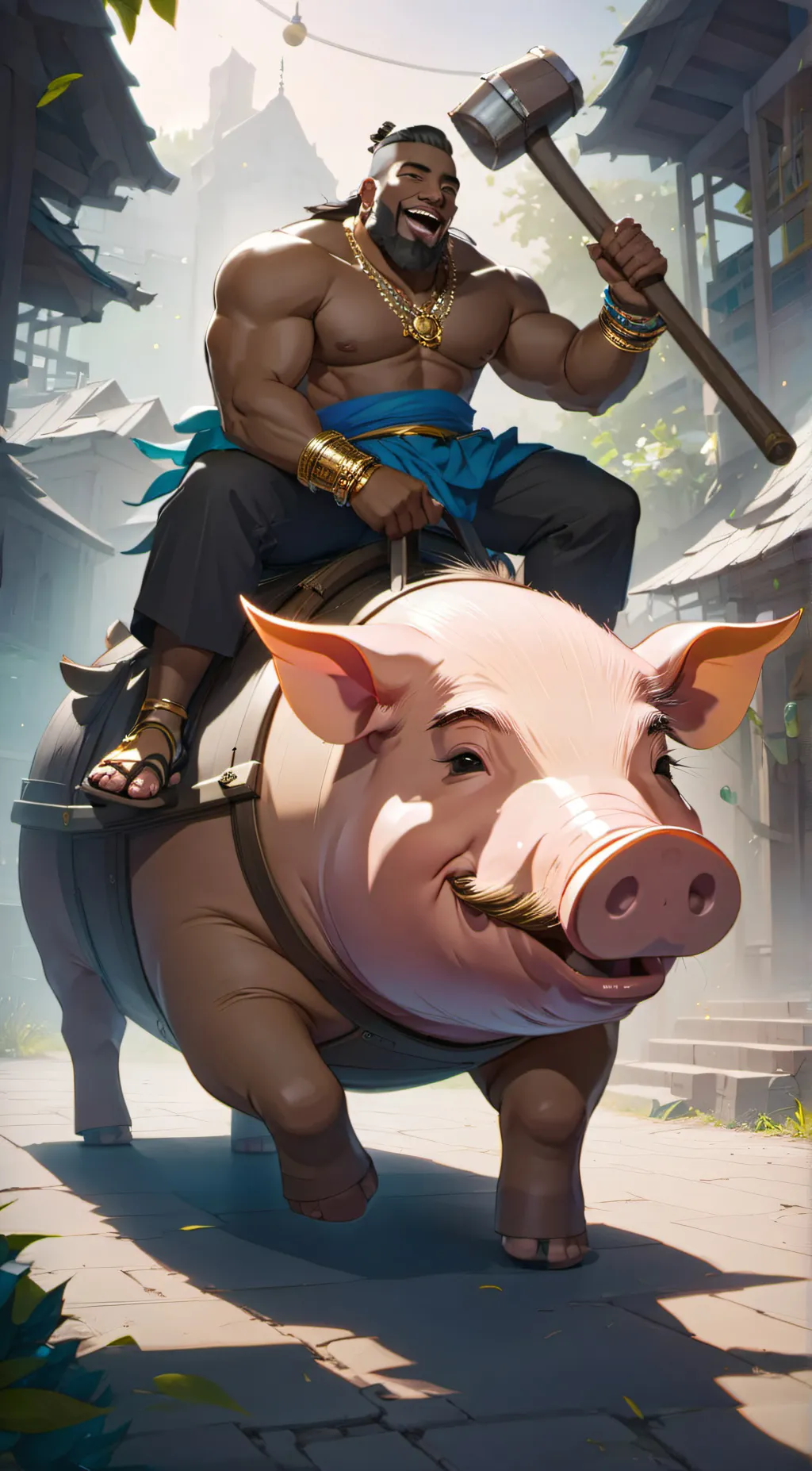 ai character: Hog Rider background