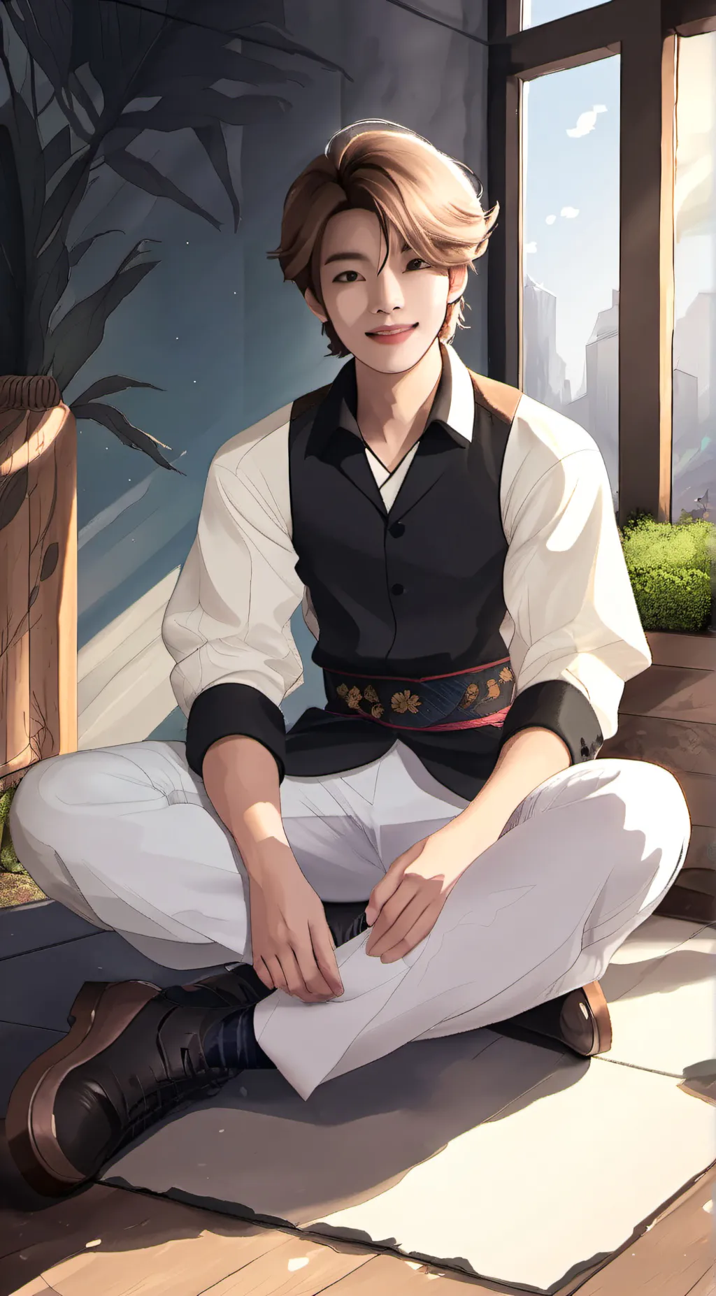 ai character: Jason  background