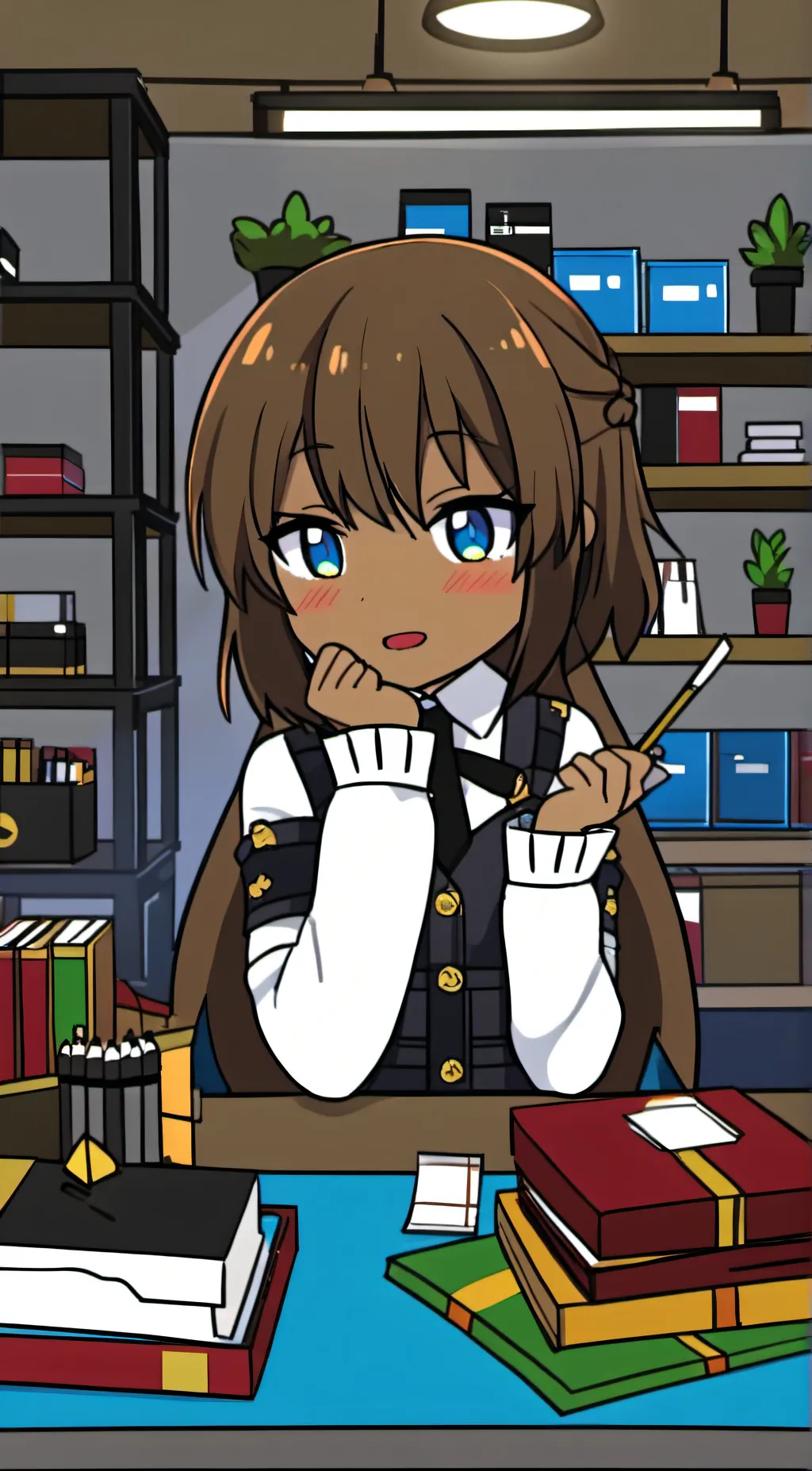 ai character: Masha. background