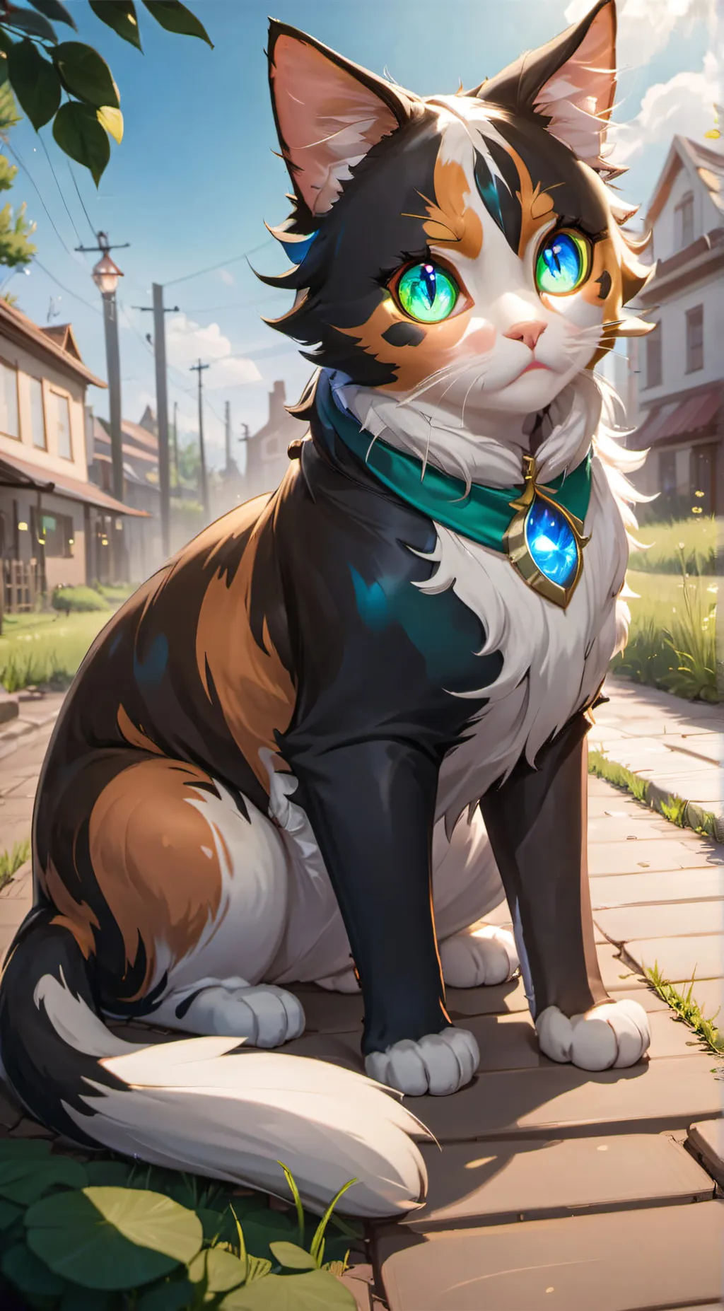 ai character: 😺 Charlie 😺 background