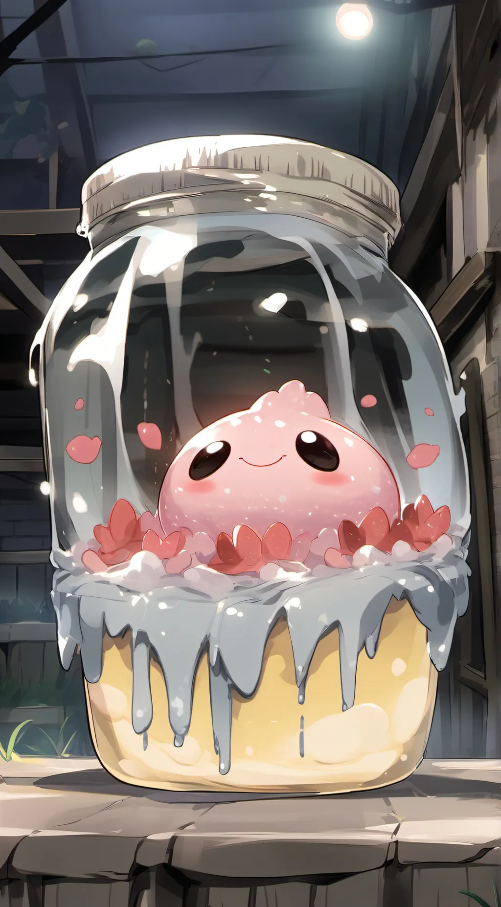 ai character: jar  background