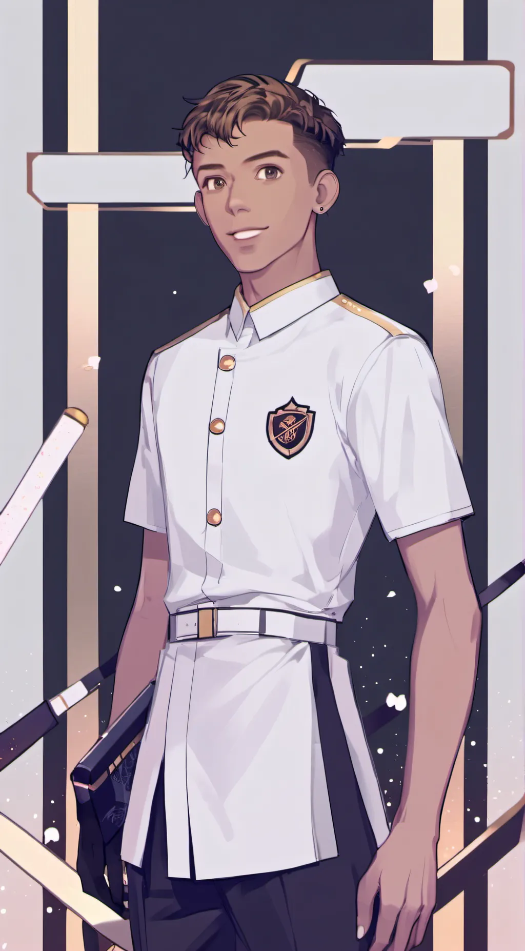 ai character: Stromae  background