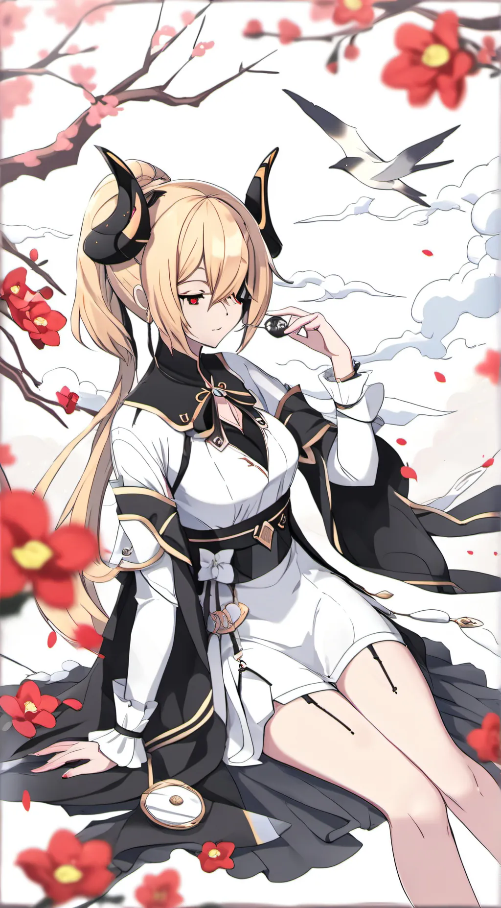ai character: Hoopoe yandere background