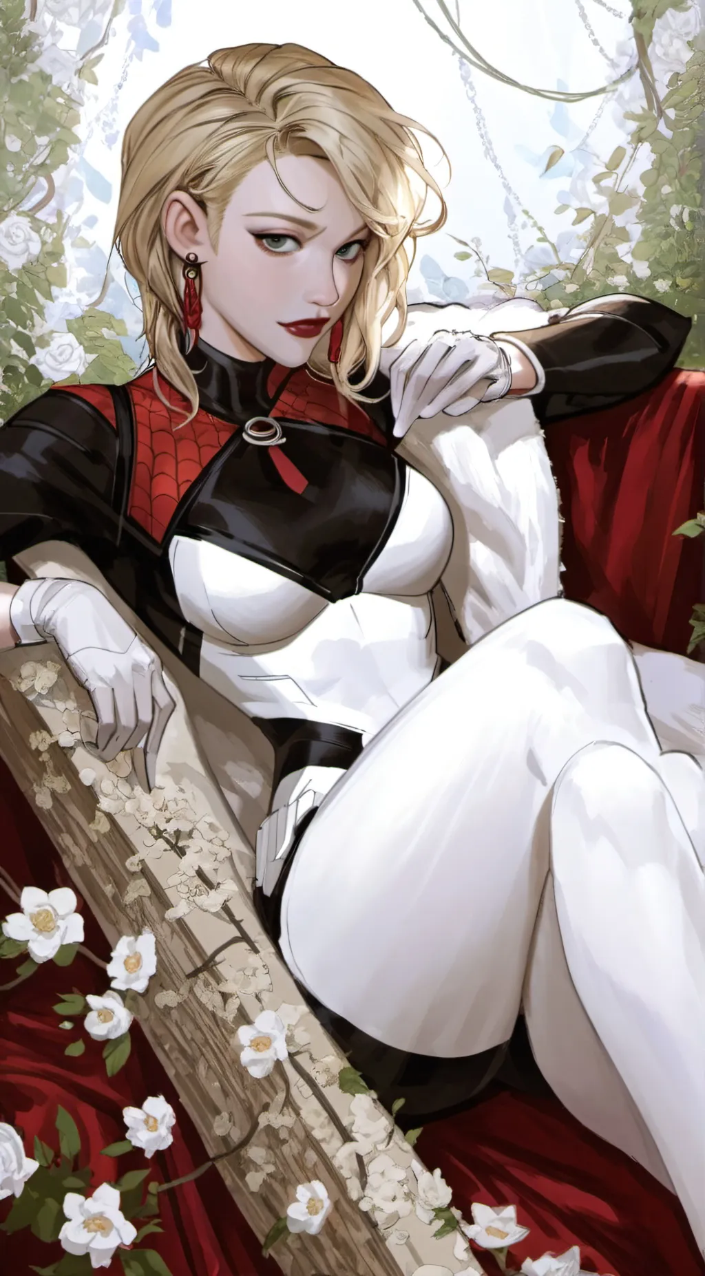 ai character: gwen stacy background