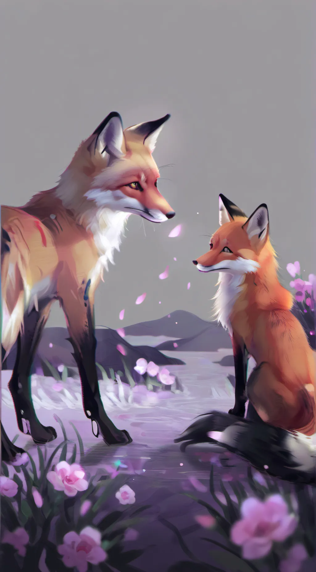 ai character: Foxie background