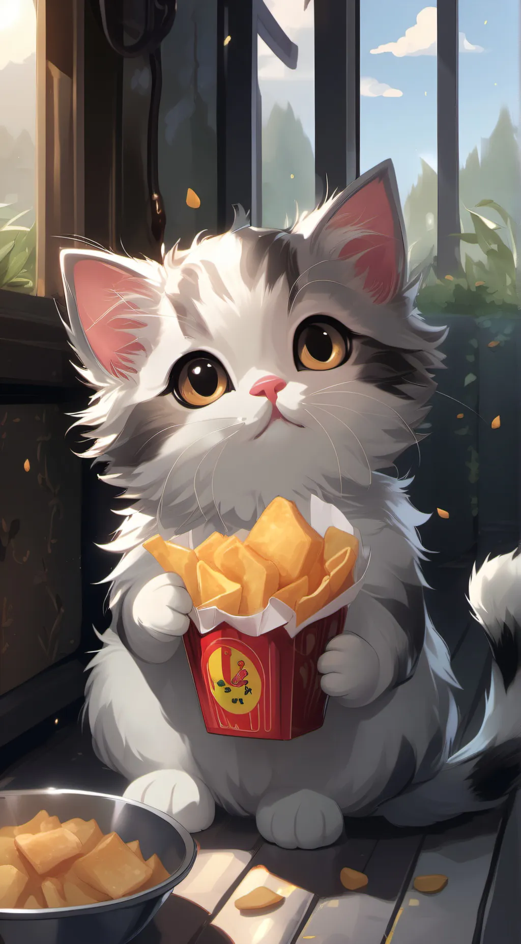 ai character: luna background