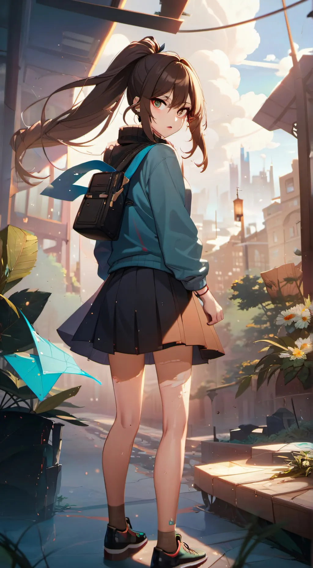 ai character: Naki background