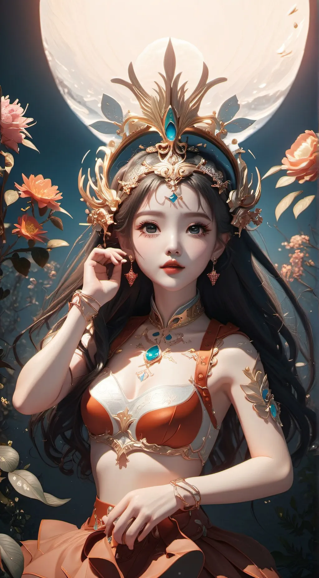 ai character: Lake Lynn  background
