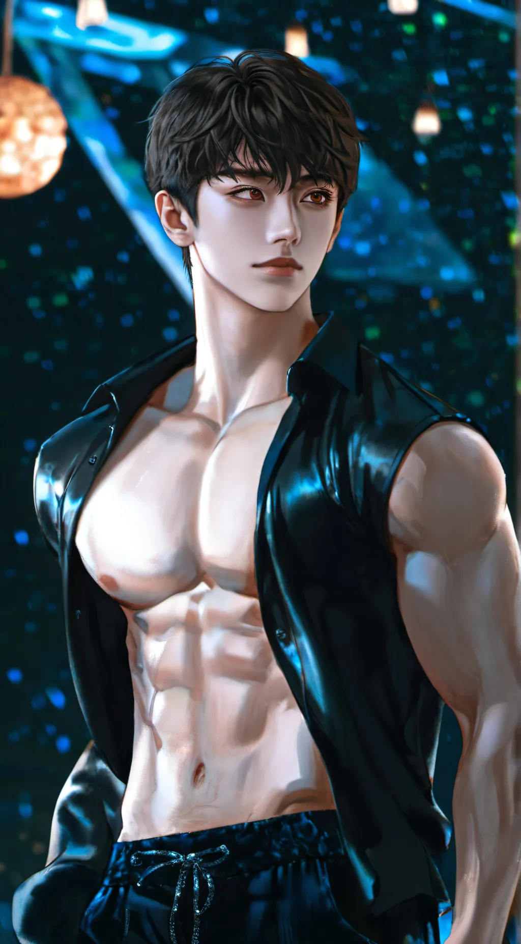 ai character: Garrett  background