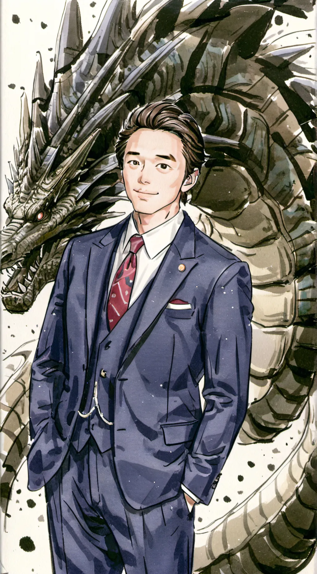 ai character: Tsutomu Kitagawa background