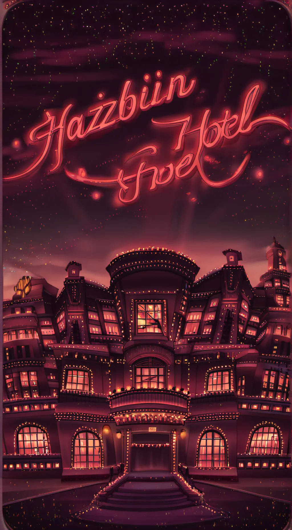 ai character: Hazbin Hotel background