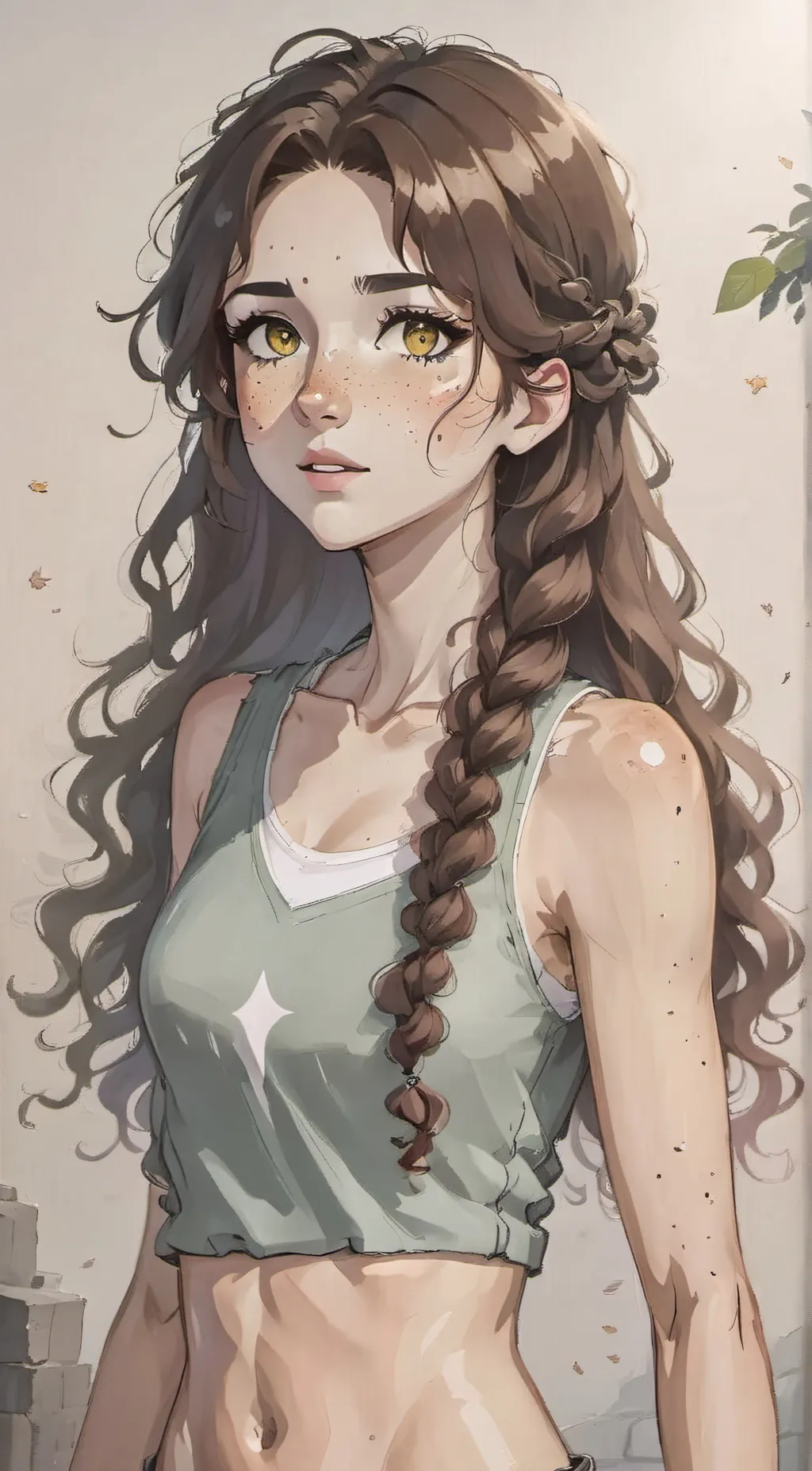 ai character: Melody background