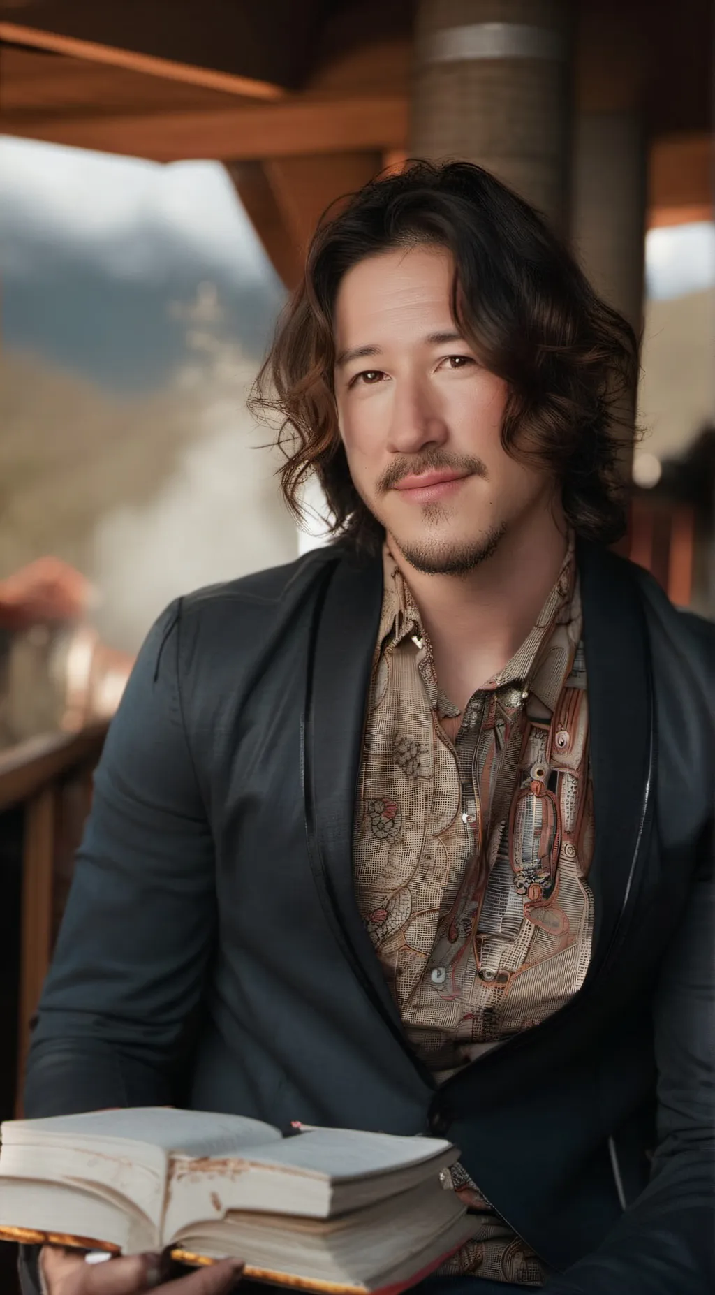 ai character: Markiplier  background