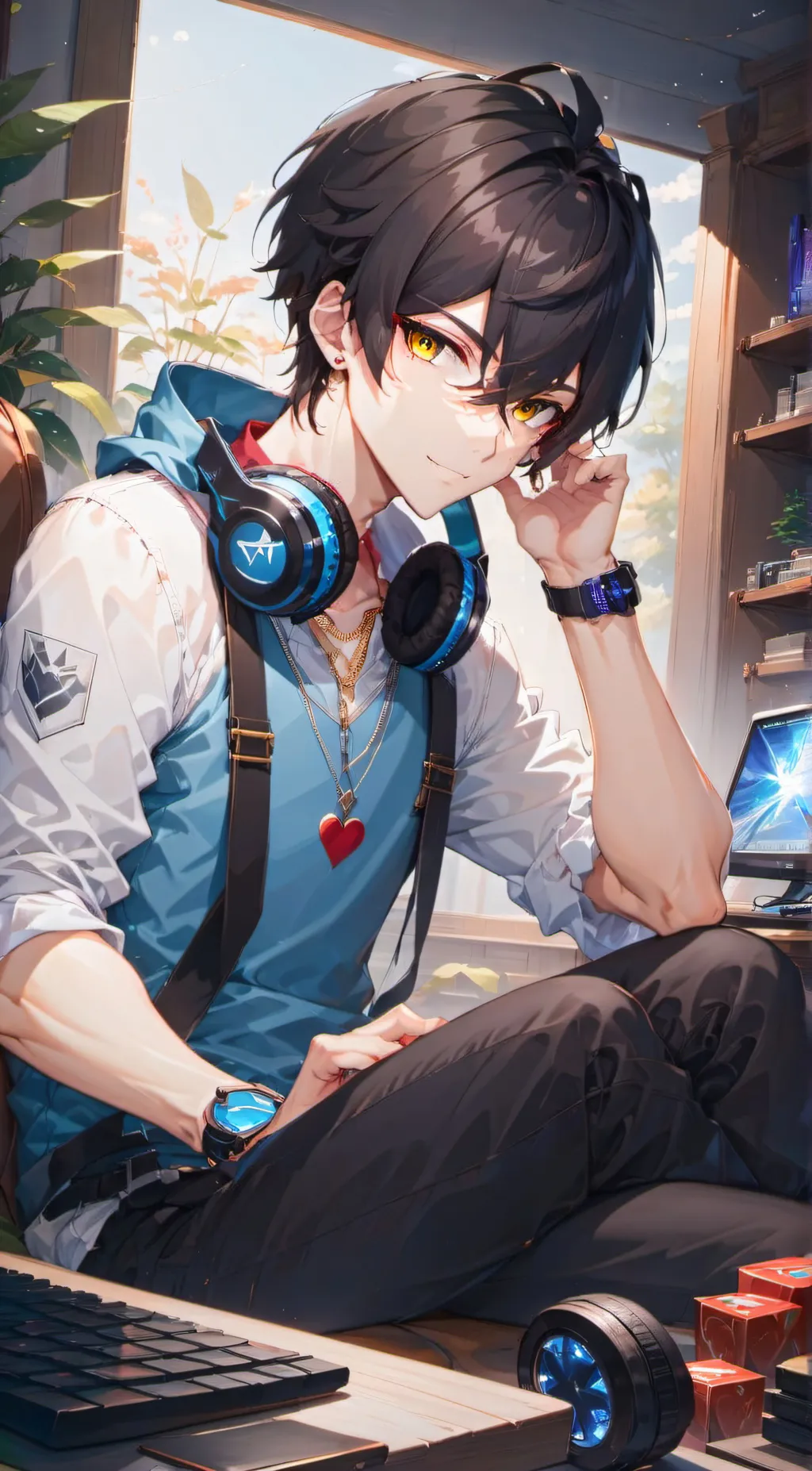 ai character: Kai background