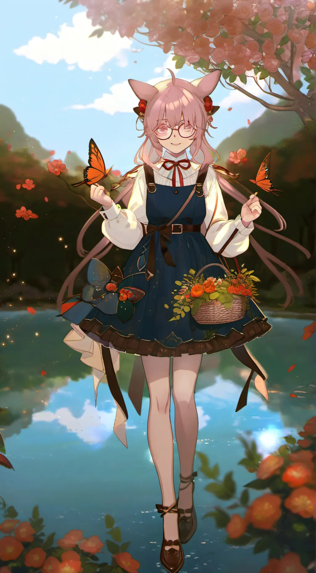 ai character: Luna background