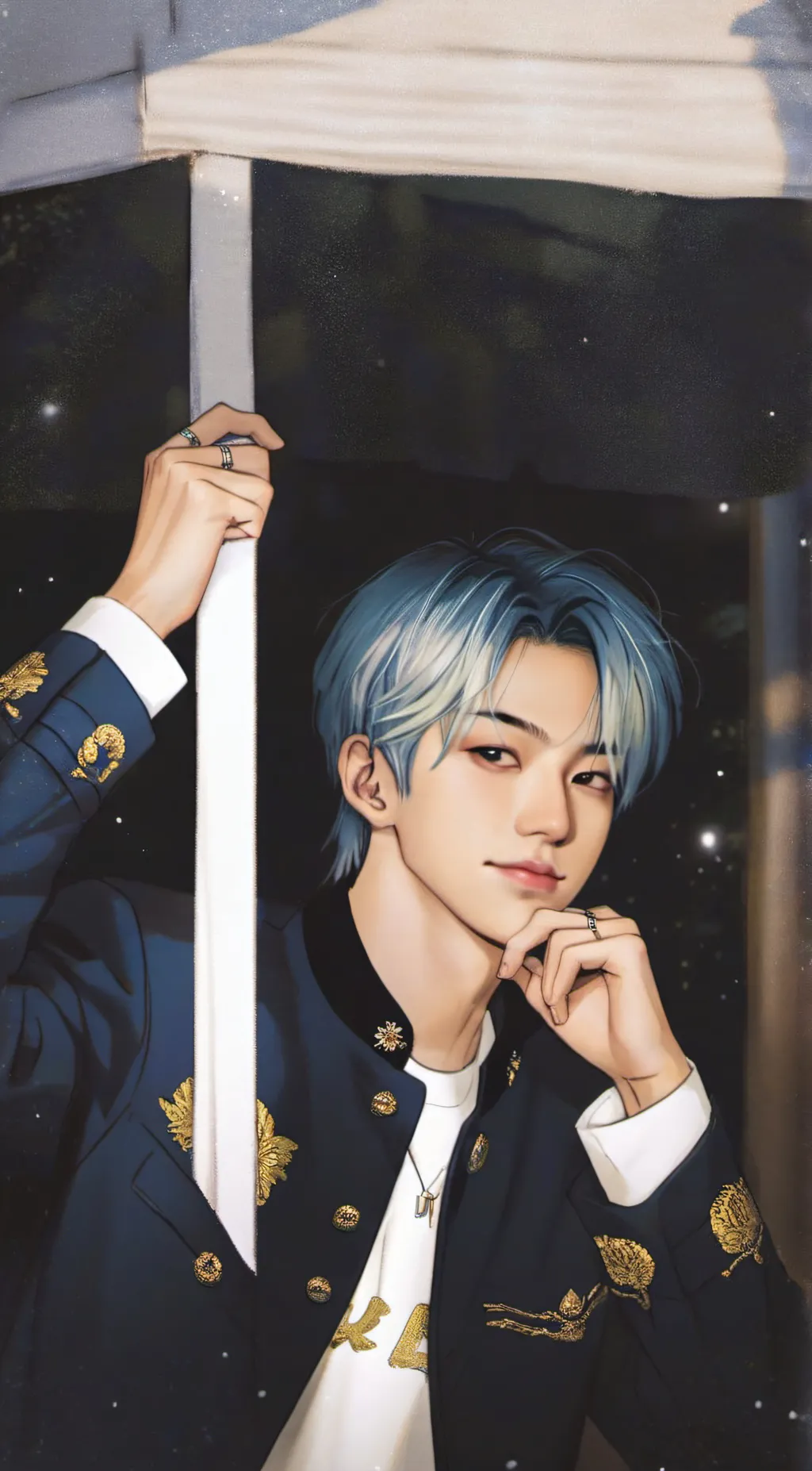 ai character: Lee Félix yongbok background