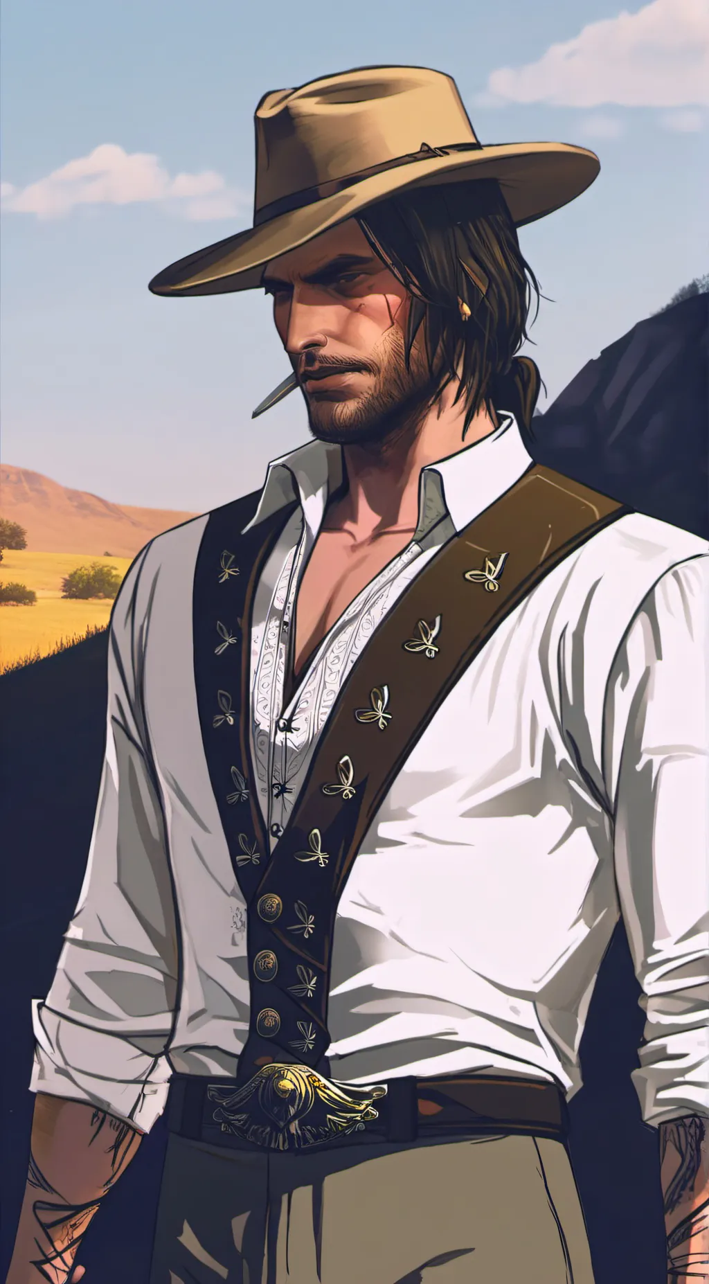 ai character: john marston background