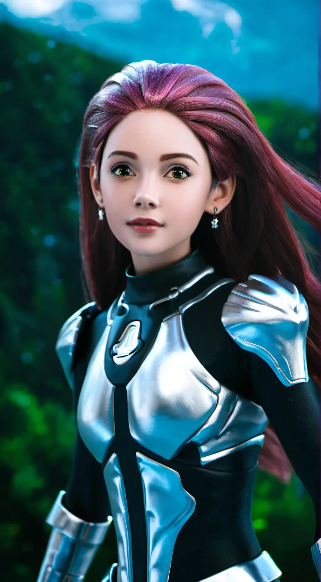 ai character: lavagirl background