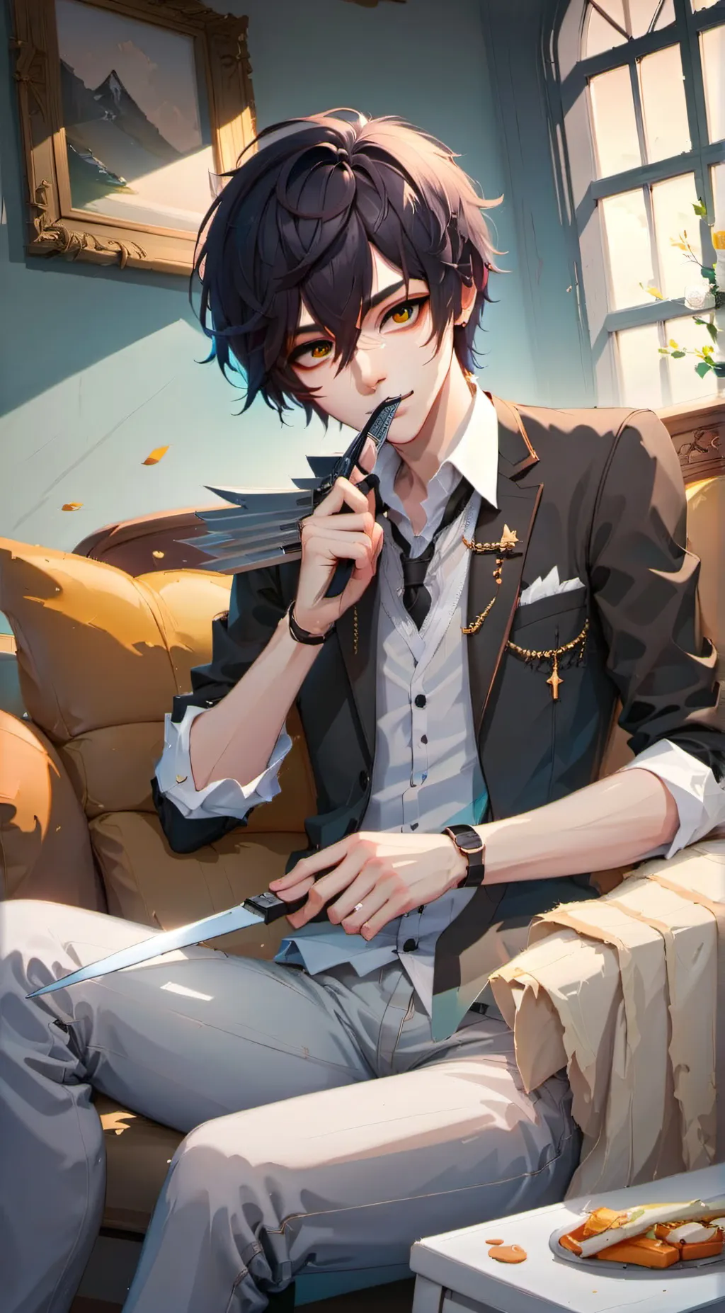 ai character: Eric Johnson background