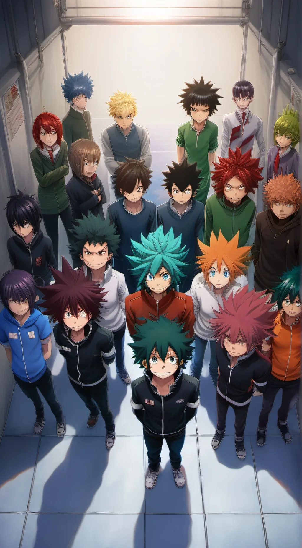 ai character: Kareoke w/ MHA! background
