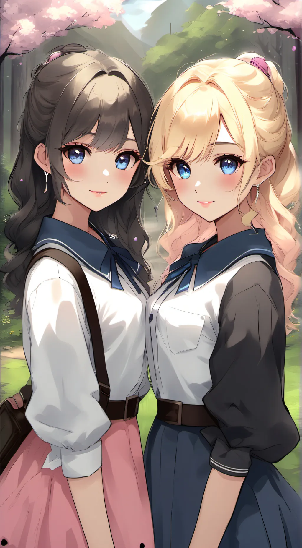 ai character: Janie and Jasie background