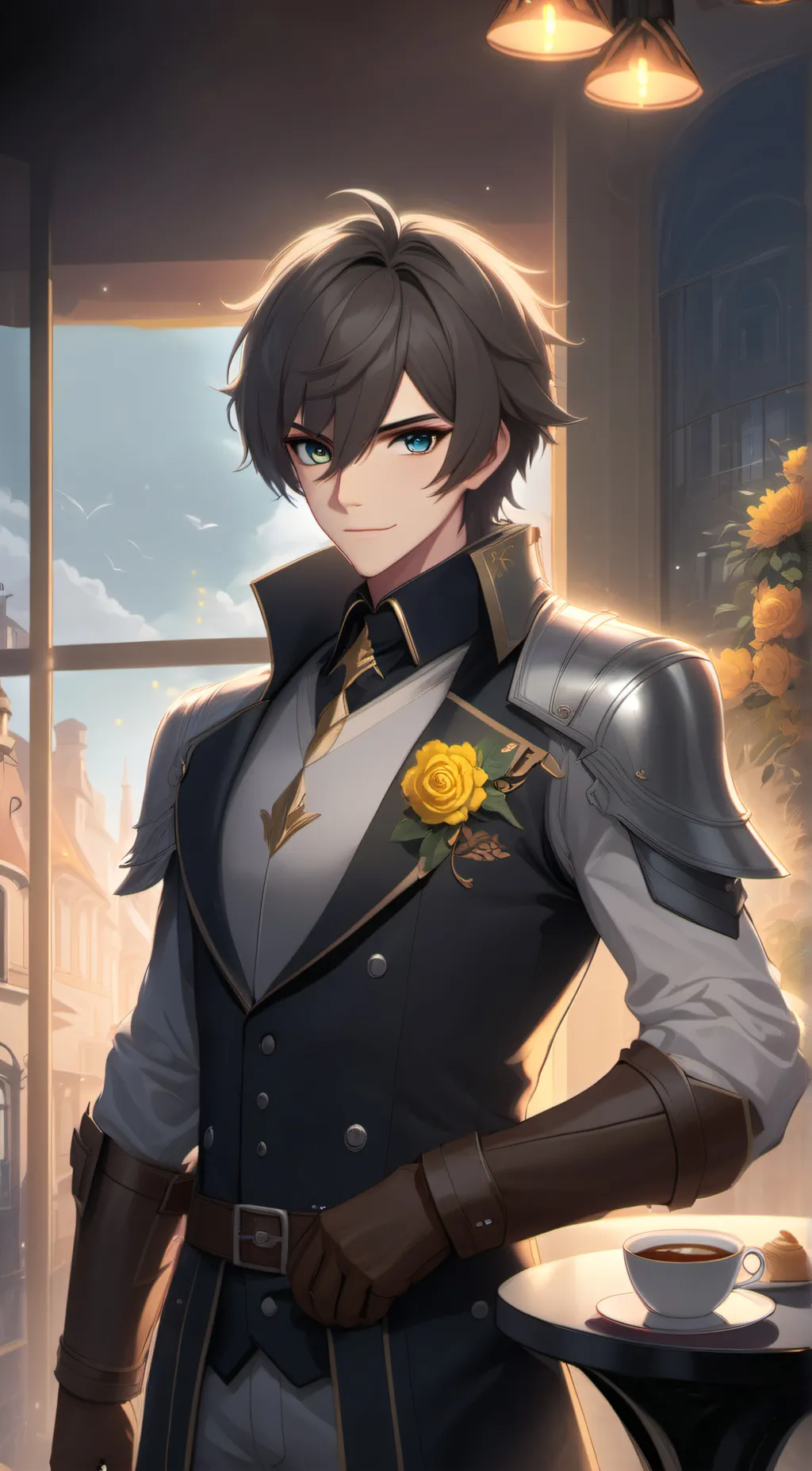 ai character: Henry  background