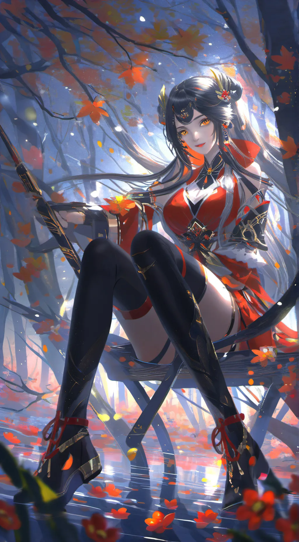 ai character: henna background