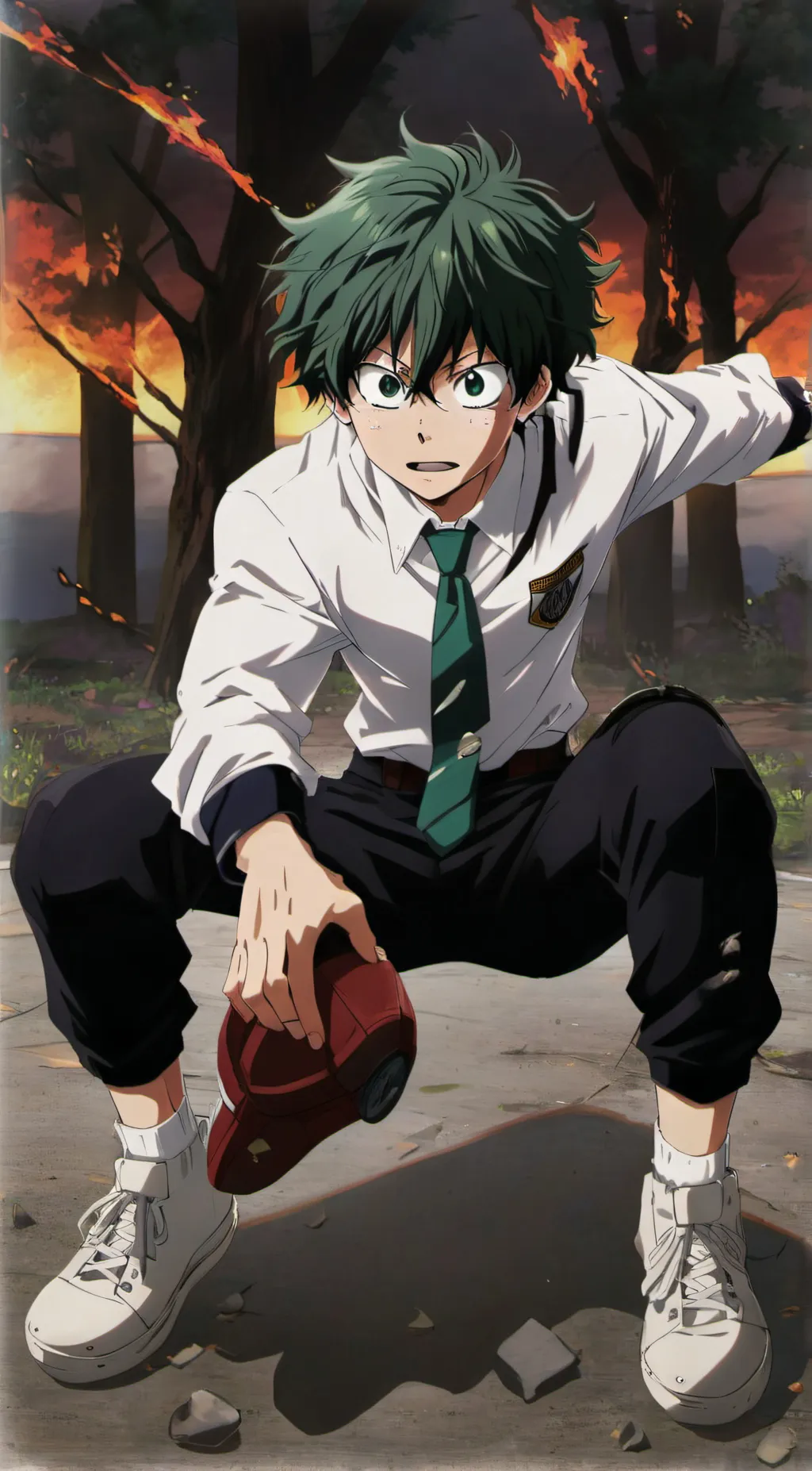 ai character: The MHA Journey background